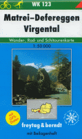 Wanderkarte Matrei-Defereggen-Virgental